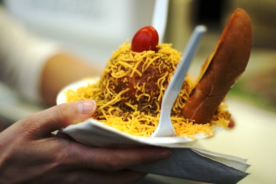 Image: hot beef sundae